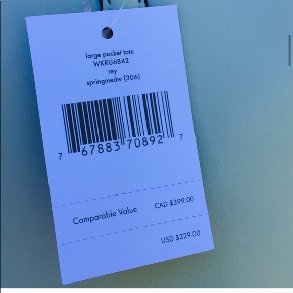 NWT Kate Spade Rey large pocket tote bag - Picture 7 of 10